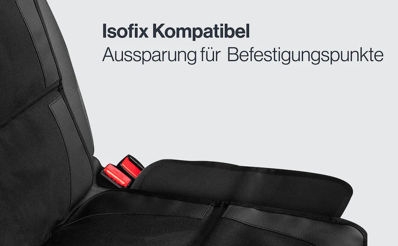 AresKo Autositzauflage, Kindersitzunterlage mit Schaumstoff Gepolsterte Sitzschoner  Auto Kindersitz Anti-Rutsch-Anti-Kratz …