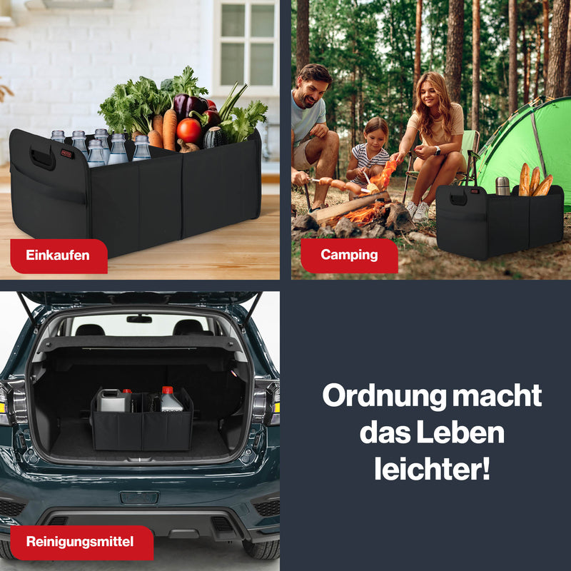 1pc Auto Faltbare Aufbewahrungsbox, Auto Kofferraum Organizer,  Mehrzweck-Kunststoff-Aufbewahrungsbox, Auto Innenraum Zubehör - Temu Germany